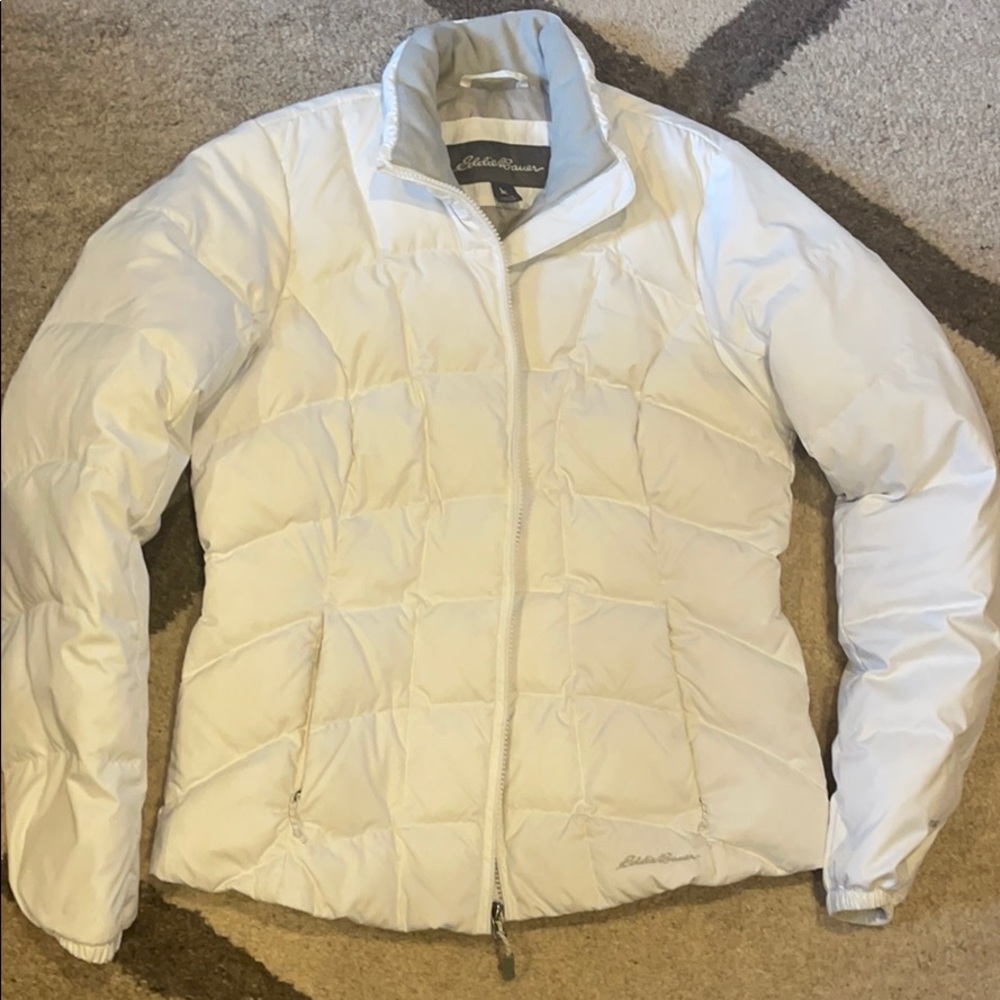 Eddie Bauer down filled puffer jacket